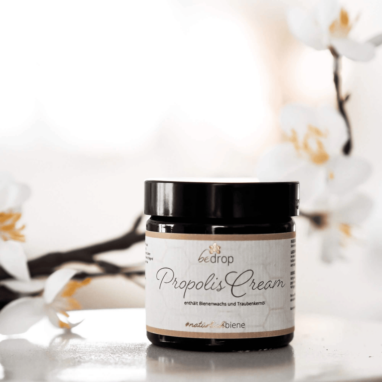 Propolis Salbe - hochdosierte Propolis Creme mit Bienenwachs & Traubenkernöl 60g
