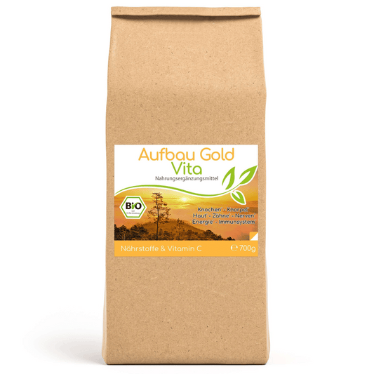 Aufbau-Gold Vita (Bio) Knochen Haut Zähne 700g Vorratsbeutel