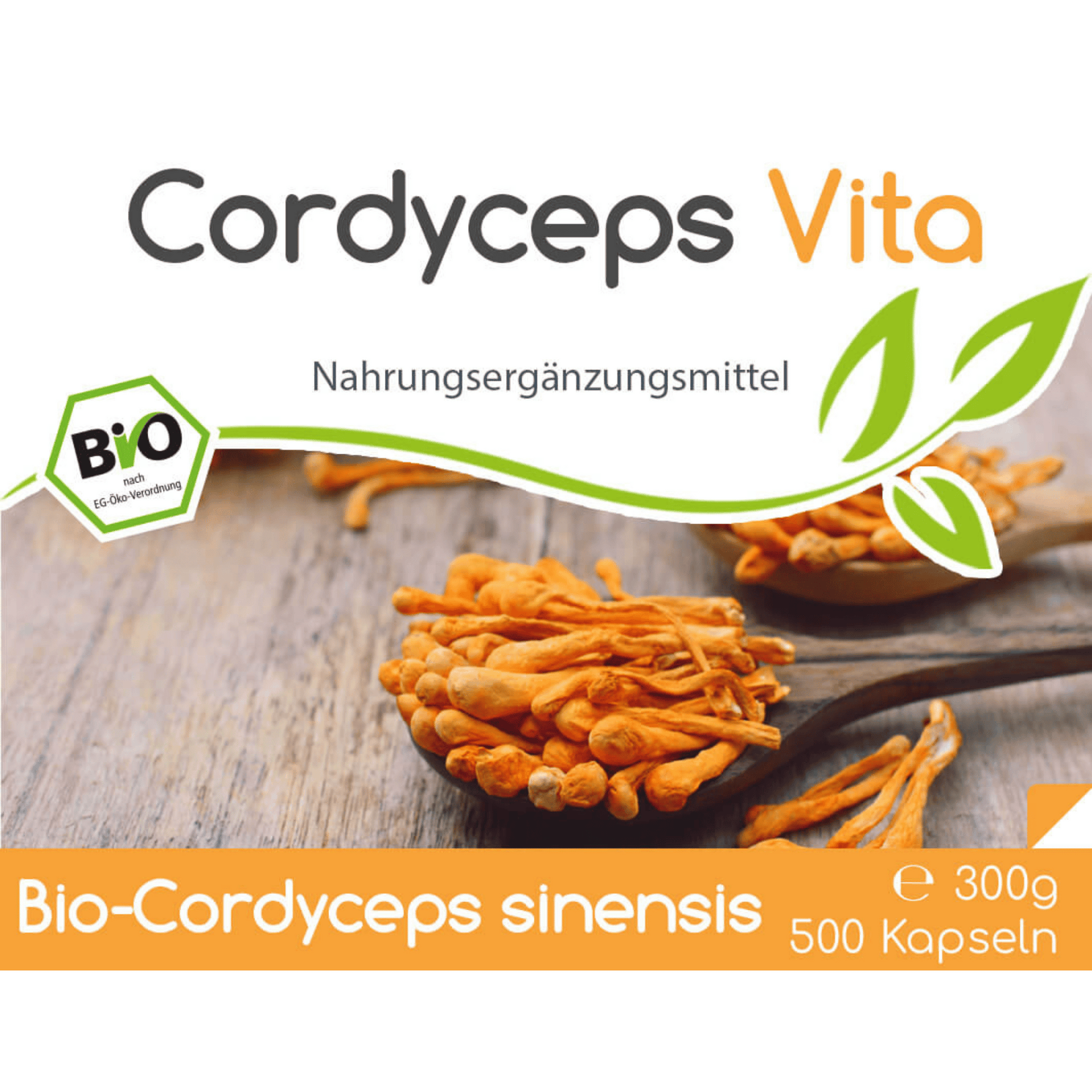 Bio Cordyceps Sinensis 500 Kapseln im Vorratsbeutel - Cordyceps Sinensis