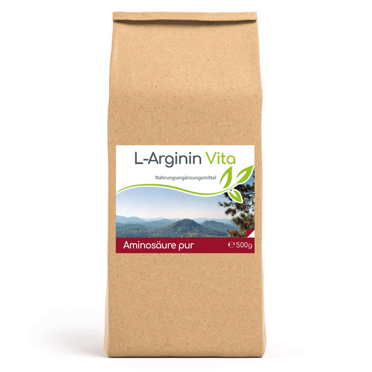 L-Arginin Vita 500g Vorratsbeutel