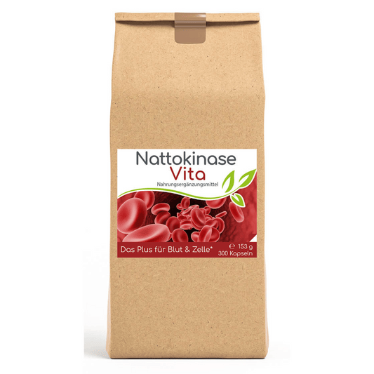 Nattokinase Vita (Das Plus für Blut & Zelle) 300 Kapseln Vorratsbeutel