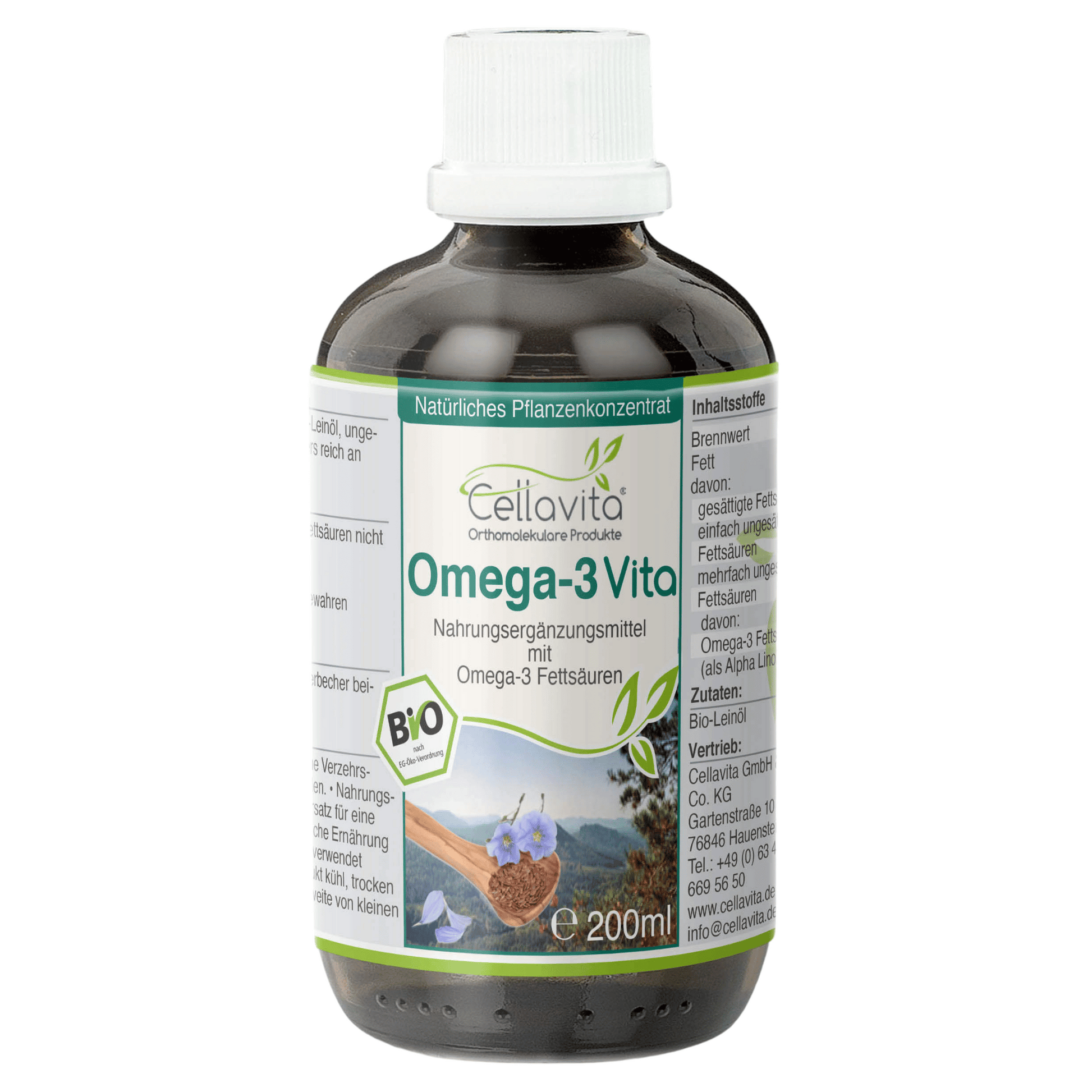 Omega-3 Vita (Bio) Pflanzenkonzentrat 200ml